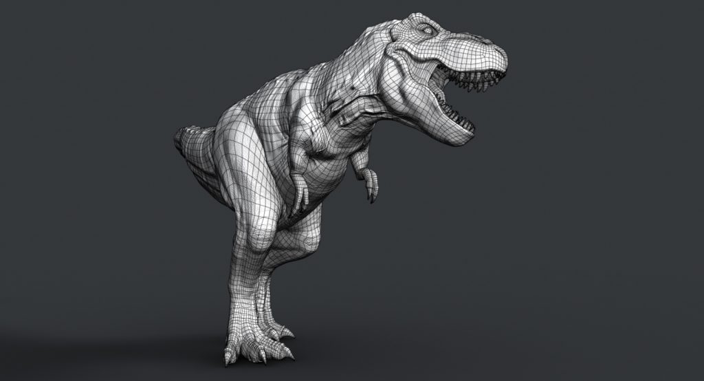 3d t rex google