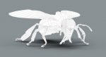 Honeybee (FUR) (RIGGED) 3D Model Online | Animal 3D Model Online