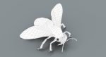Honeybee (FUR) (RIGGED) 3D Model Online | Animal 3D Model Online