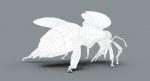 Honeybee (FUR) (RIGGED) 3D Model Online | Animal 3D Model Online