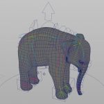 Elephant Calf 3D Model Online