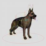 German Shepherd 3D Model Online