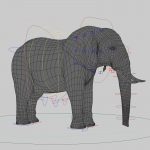 African Elephant (FUR) (ANIMATED) 3D Model Online | Animal 3D Model Online