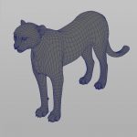 Cheetah (FUR) (ANIMATED) 3D Model Online | Animal 3D Model Online