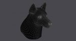 Wolf Head (FUR) 3D Model Online | Animal 3D Model Online