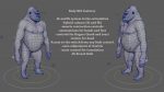 Buy Gorilla 3D (RIG) (XGEN-CORE) Model Online