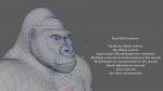 Buy Gorilla 3D (RIG) (XGEN-CORE) Model Online