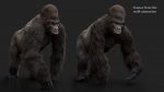 Buy Gorilla 3D (RIG) (XGEN-CORE) Model Online