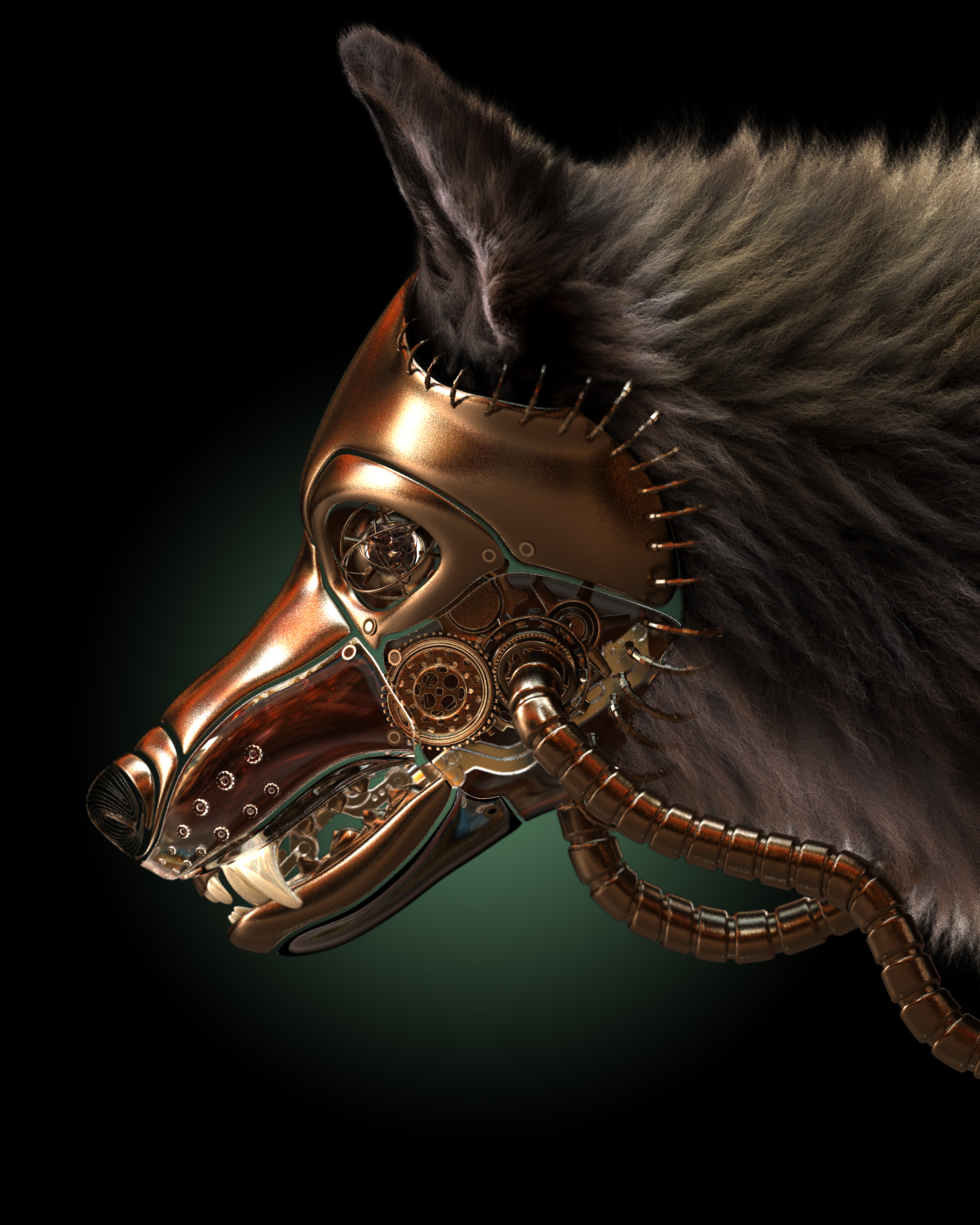 Wolf Bot Online | NFT 3D Model Online | Massimo Righi