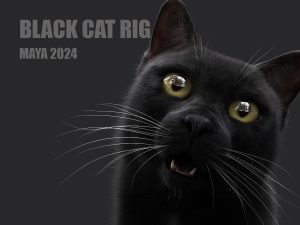 Black Cat RIG (Xgen-core) Online | Massimo Righi 3D Models