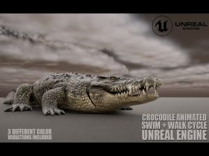 Crocodile Animated Online | Buy 3D Models Online