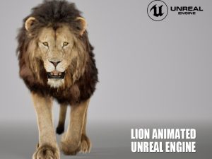 Lion animated online | Buy 3D Models Online