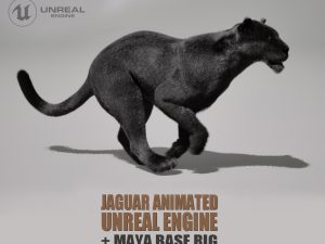 Black Jaguar Animated Online | Buy 3D Models Online