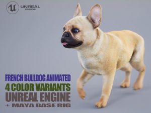 French Bulldog 3D Models | Animal 3d Models