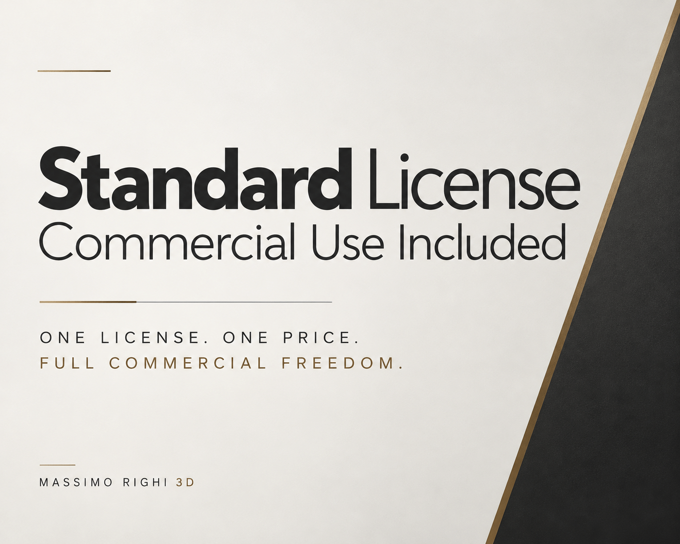 Introducing Our New Standard License — Full Commercial Use at One Affordable Price